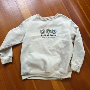 Life is good crewneck